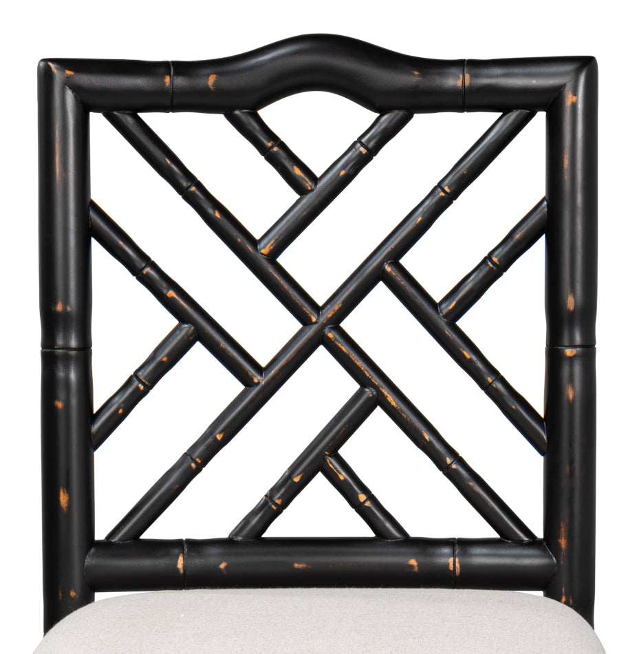 Brighton Counter Stool, Antique Black by Sarreid Ltd - view 11