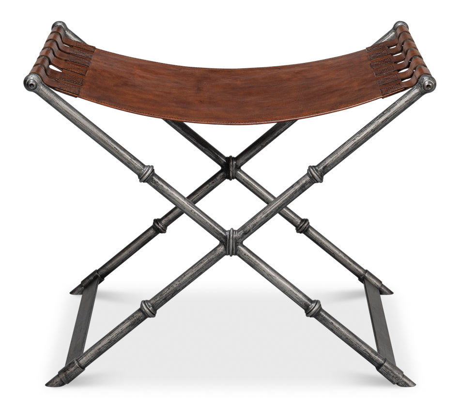 Dalton Equestrian Bench by Sarreid Ltd - view 2