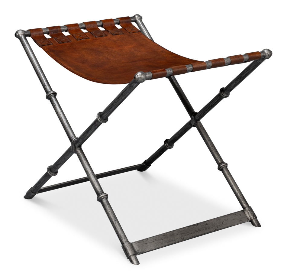 Dalton Equestrian Bench by Sarreid Ltd - view 3