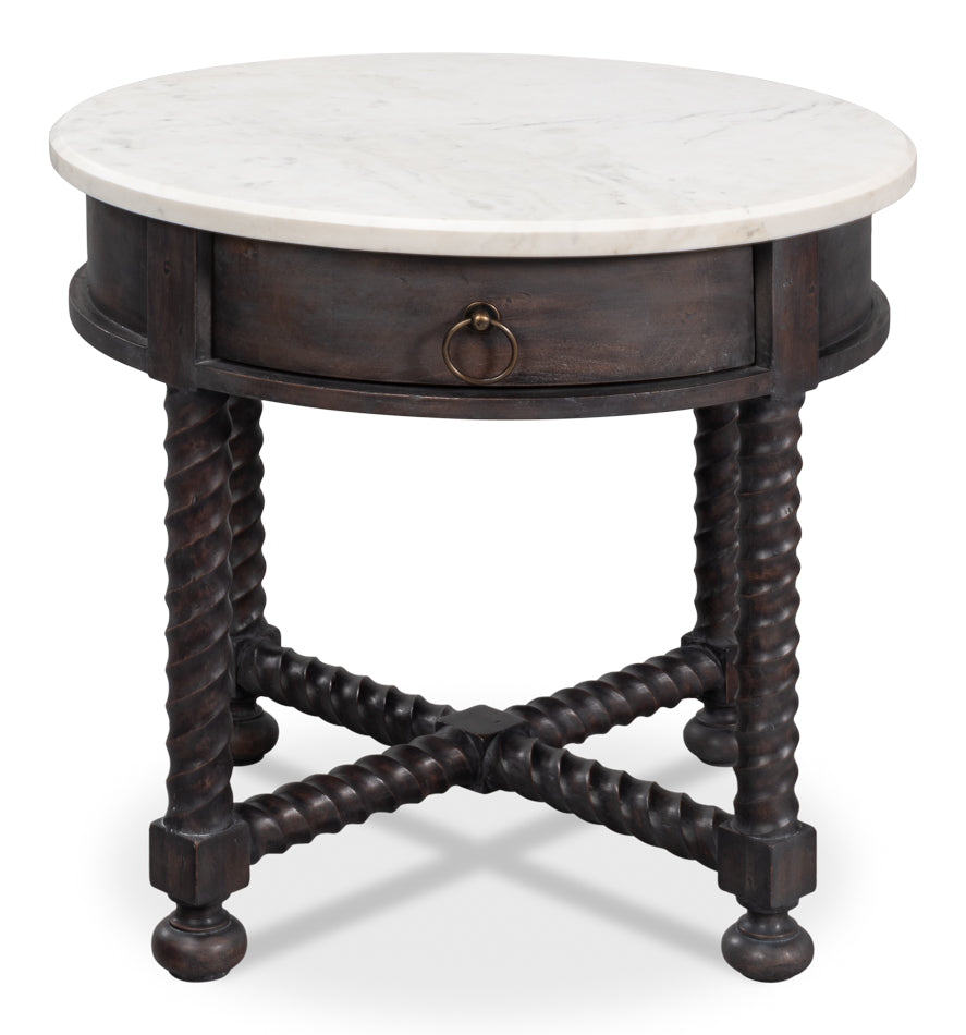 Barley Side Table by Sarreid Ltd - view 2