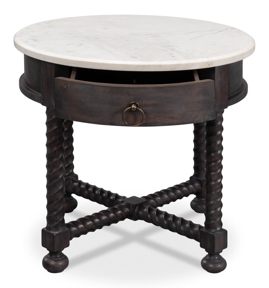 Barley Side Table by Sarreid Ltd - view 3