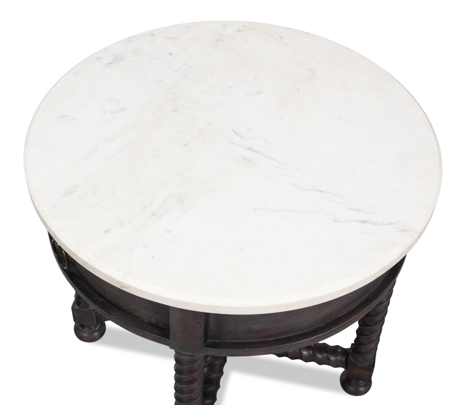 Barley Side Table by Sarreid Ltd - view 4