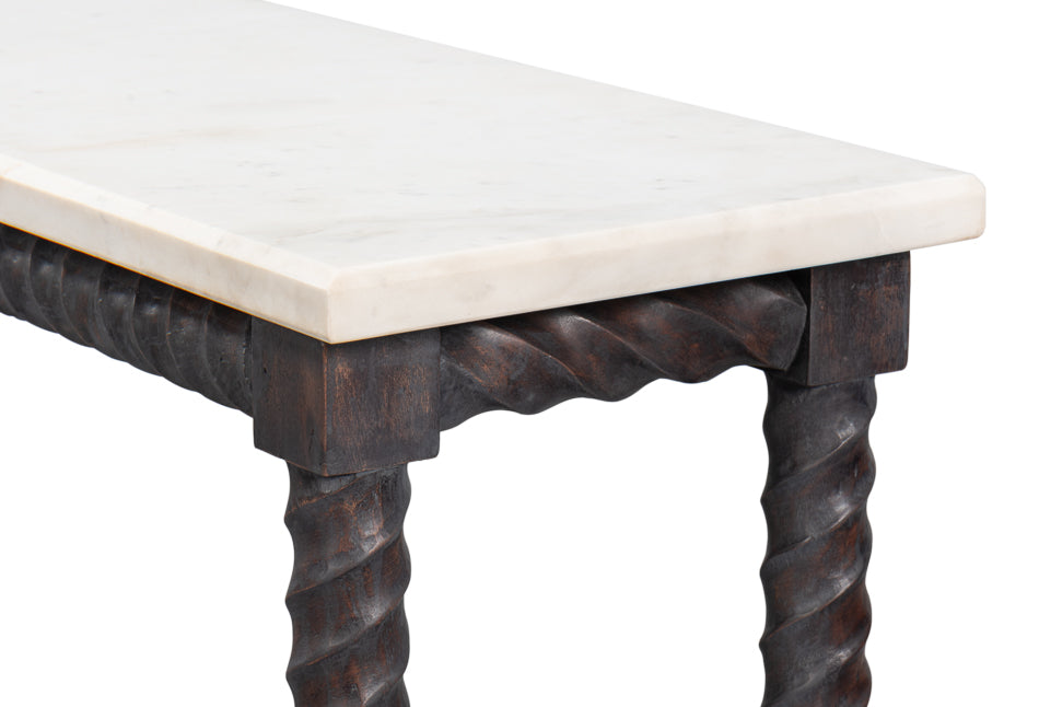 Barley Console Table by Sarreid Ltd - view 9