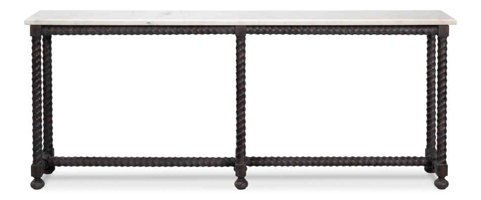 Barley Console Table by Sarreid Ltd - view 2