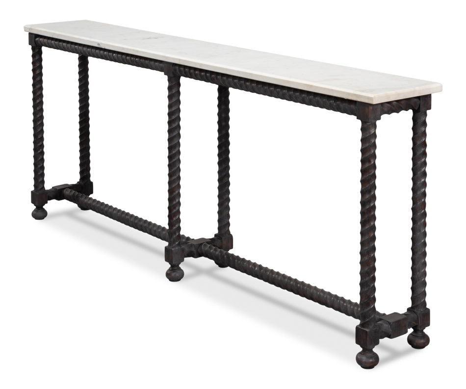 Barley Console Table by Sarreid Ltd - view 3