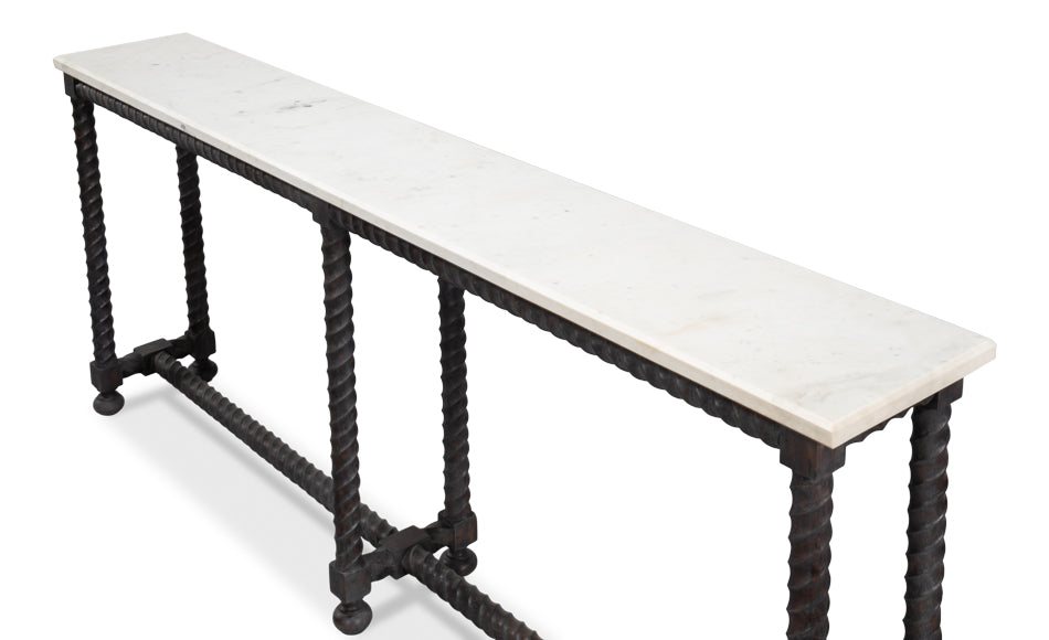 Barley Console Table by Sarreid Ltd - view 4