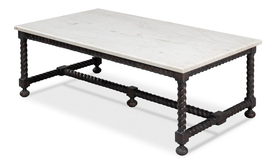 Barley Cocktail Table by Sarreid Ltd - view 3