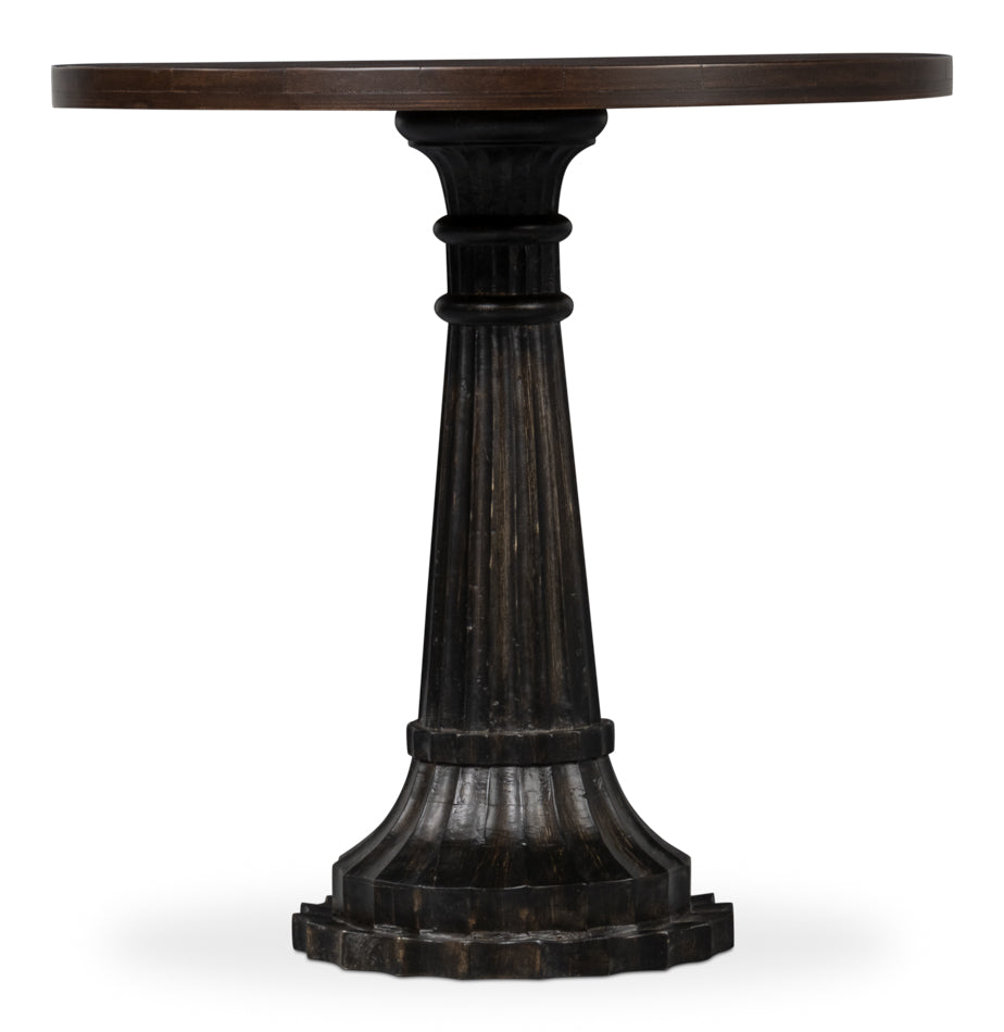 Alister Round End Table by Sarreid Ltd - view 8