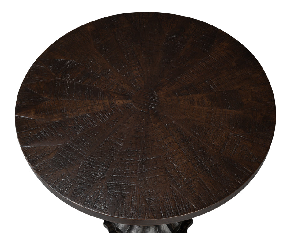 Alister Round End Table by Sarreid Ltd - view 4