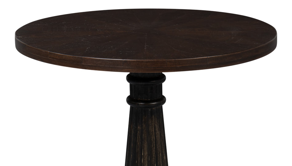 Alister Round End Table by Sarreid Ltd - view 5