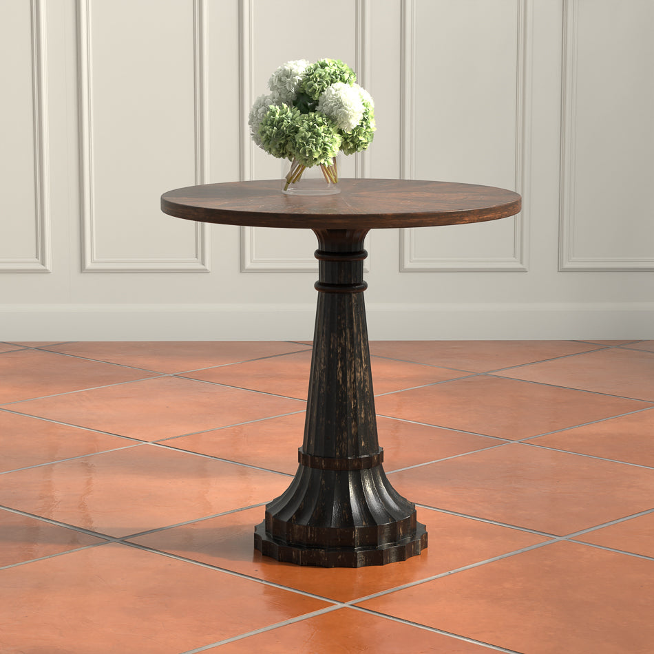 Alister Round End Table by Sarreid Ltd - view 9