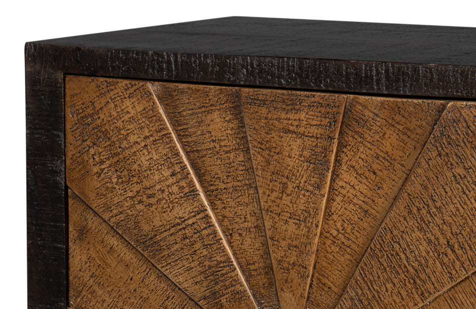 Luke 3 Door Sideboard by Sarreid Ltd - view 10