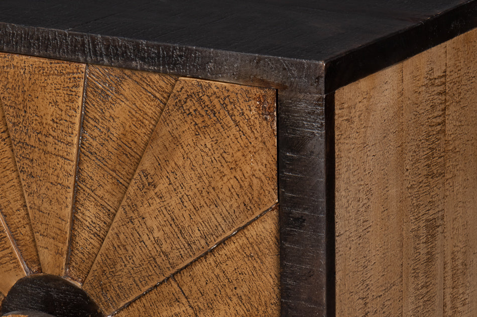 Luke 3 Door Sideboard by Sarreid Ltd - view 11