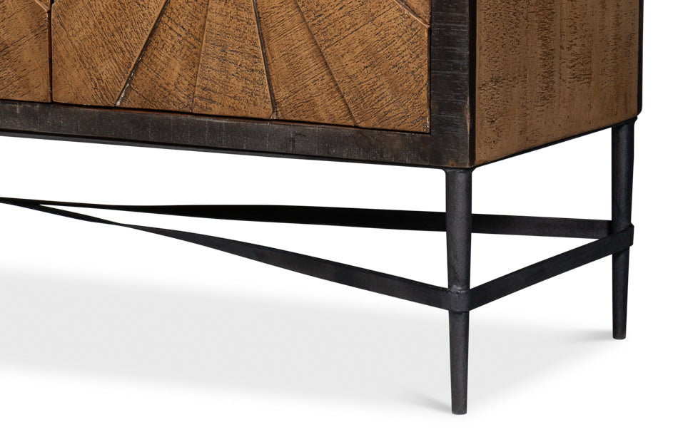 Luke 3 Door Sideboard by Sarreid Ltd - view 12