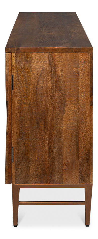 Geo 3 Door Sideboard by Sarreid Ltd - view 9
