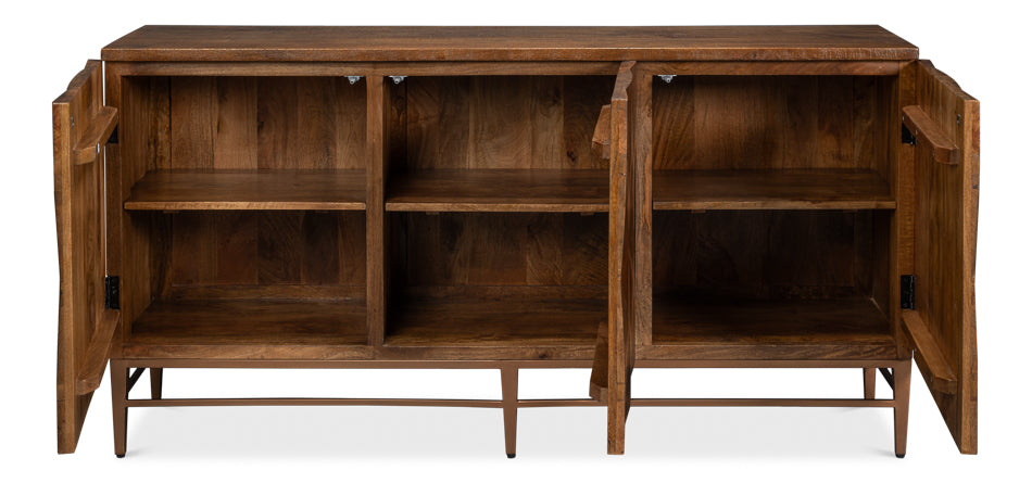 Geo 3 Door Sideboard by Sarreid Ltd - view 3