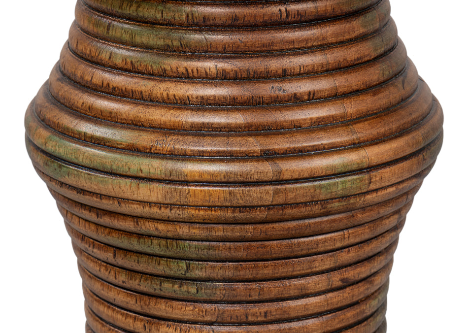 Kayan Wood End Table by Sarreid Ltd - view 9