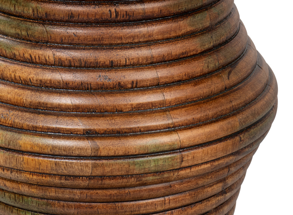 Kayan Wood End Table by Sarreid Ltd - view 12