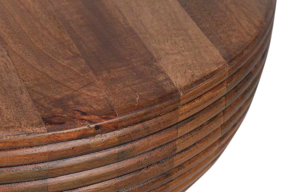 Kayan Wood End Table by Sarreid Ltd - view 5