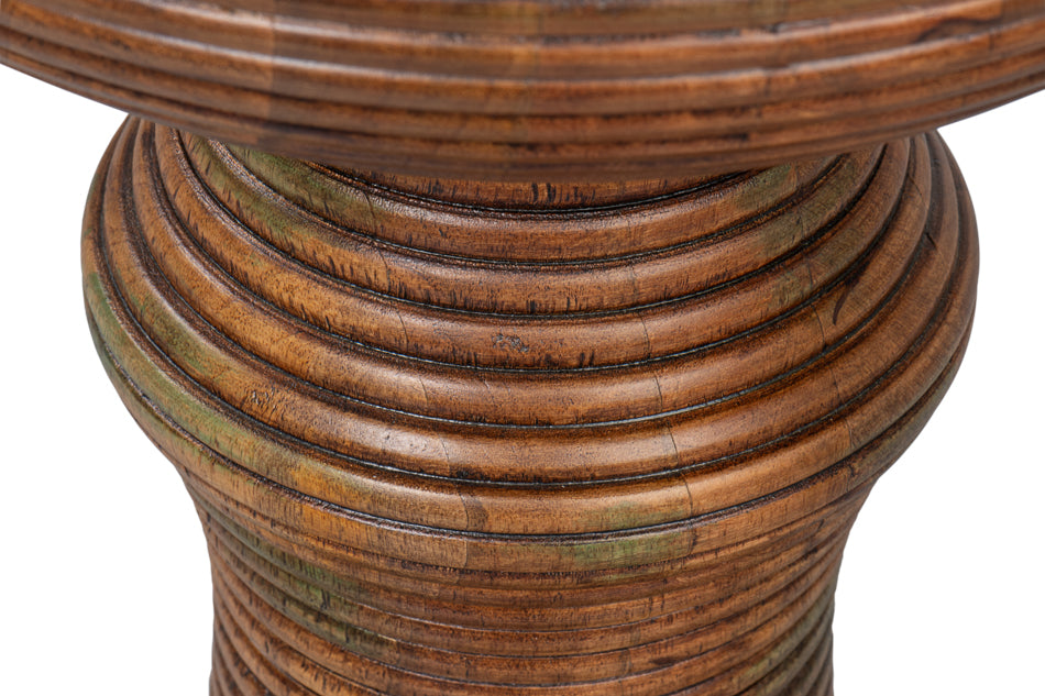 Kayan Wood End Table by Sarreid Ltd - view 6