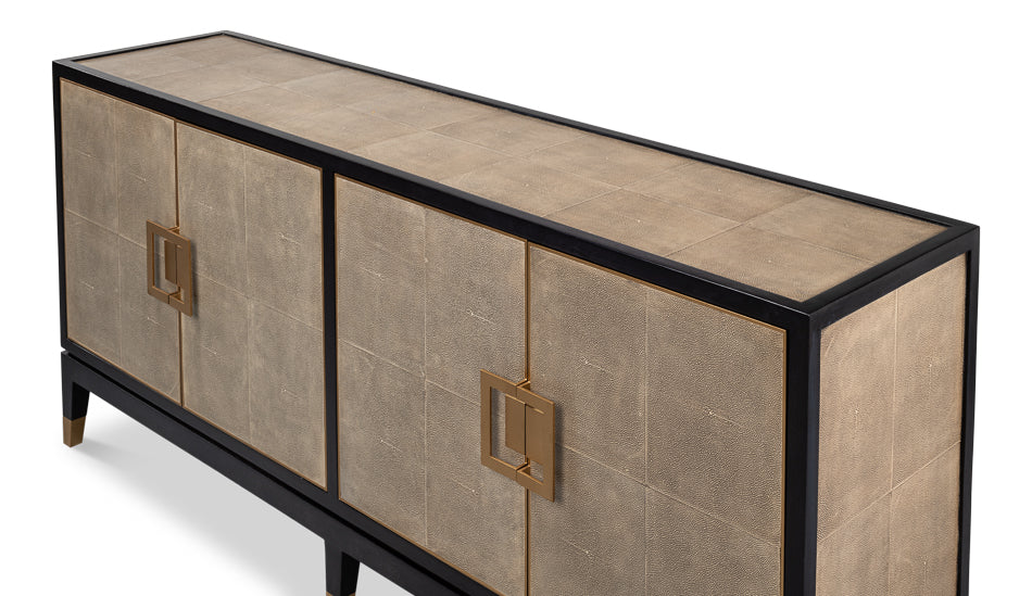 Beto Four Door Sideboard by Sarreid Ltd - view 4