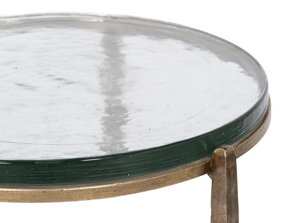 Dorsey Round Side Table 17" by Sarreid Ltd - view 8