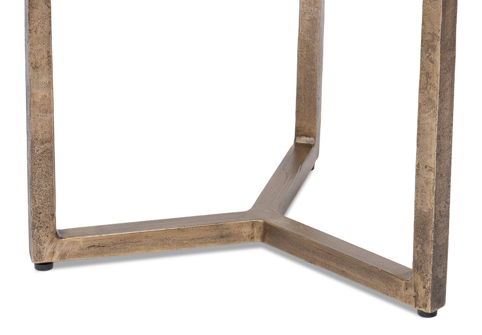 Dorsey Round Side Table 17" by Sarreid Ltd - view 9
