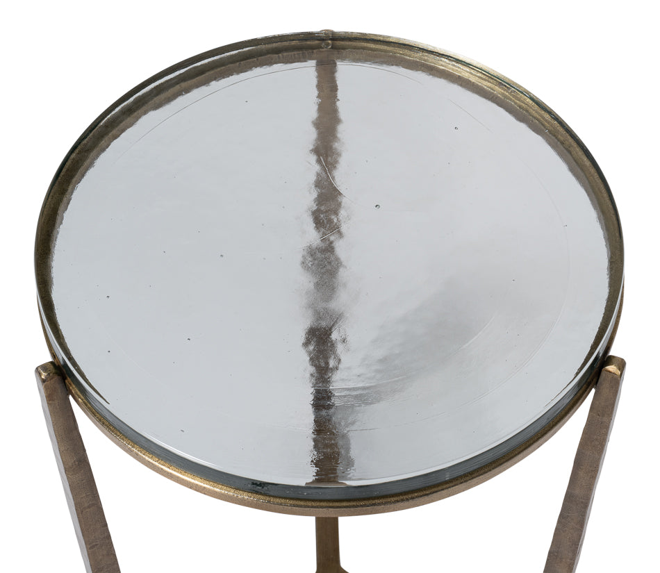 Dorsey Round Side Table 17" by Sarreid Ltd - view 5