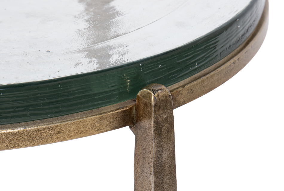 Dorsey Round Side Table 17" by Sarreid Ltd - view 6