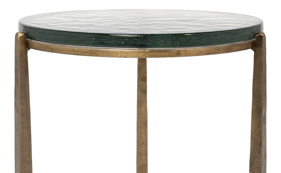 Dorsey Round Side Table 23" by Sarreid Ltd - view 8