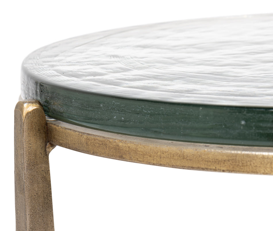 Dorsey Round Side Table 23" by Sarreid Ltd - view 6