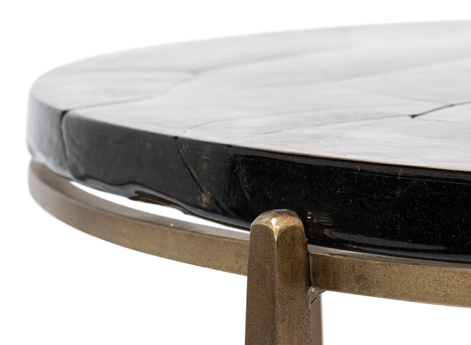 Dorsey Round Coffee Table by Sarreid Ltd - view 6