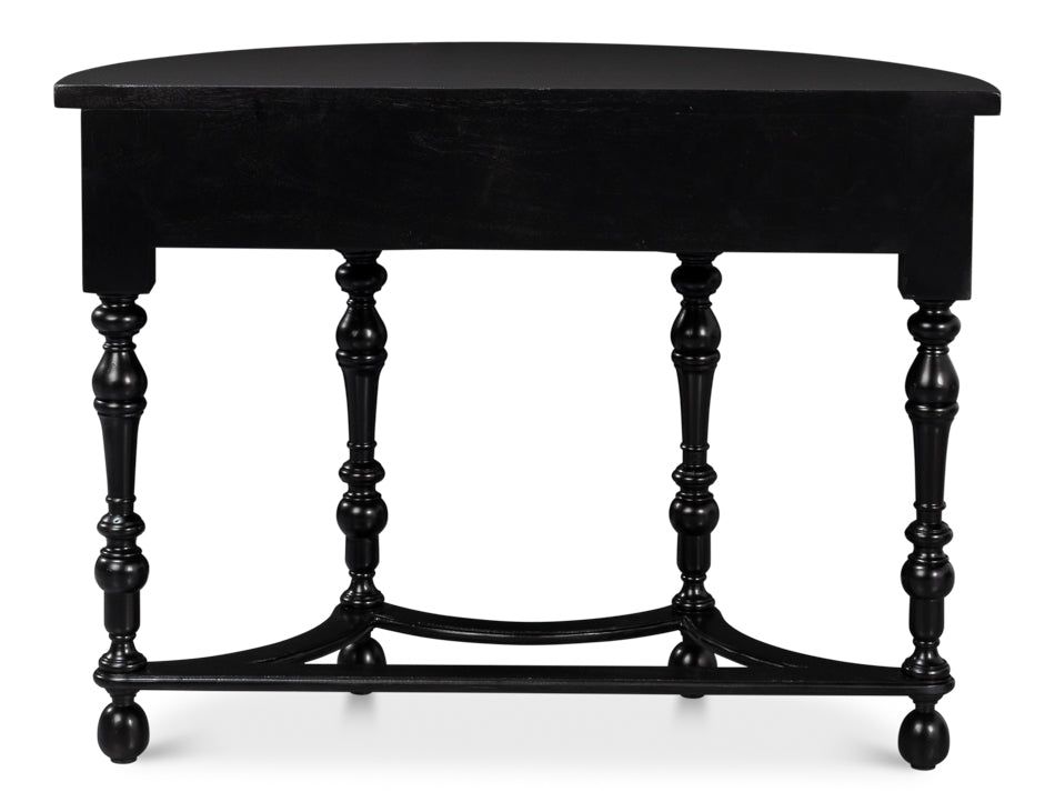 Abraham Half Round Console by Sarreid Ltd - view 8