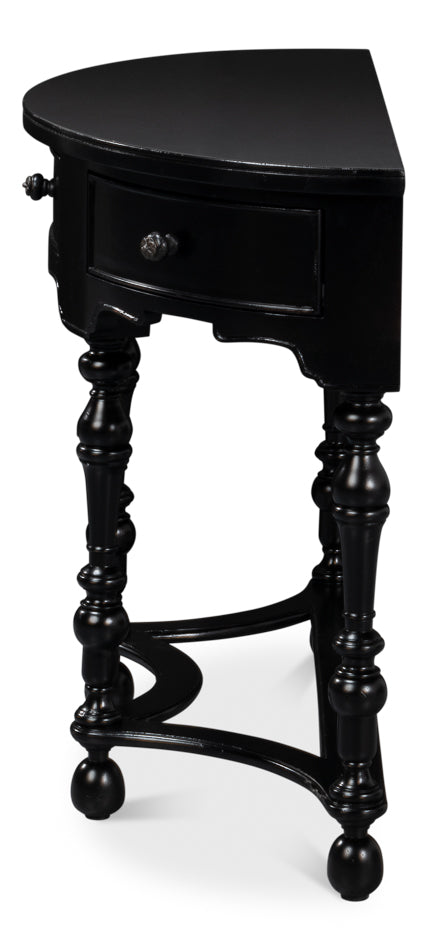 Abraham Half Round Console by Sarreid Ltd - view 9