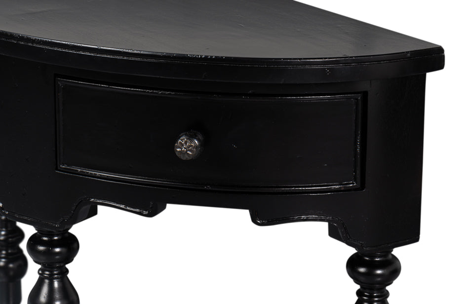Abraham Half Round Console by Sarreid Ltd - view 6