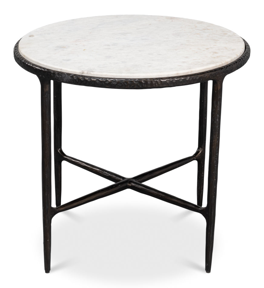 Dakor Round Side Table by Sarreid Ltd - view 2