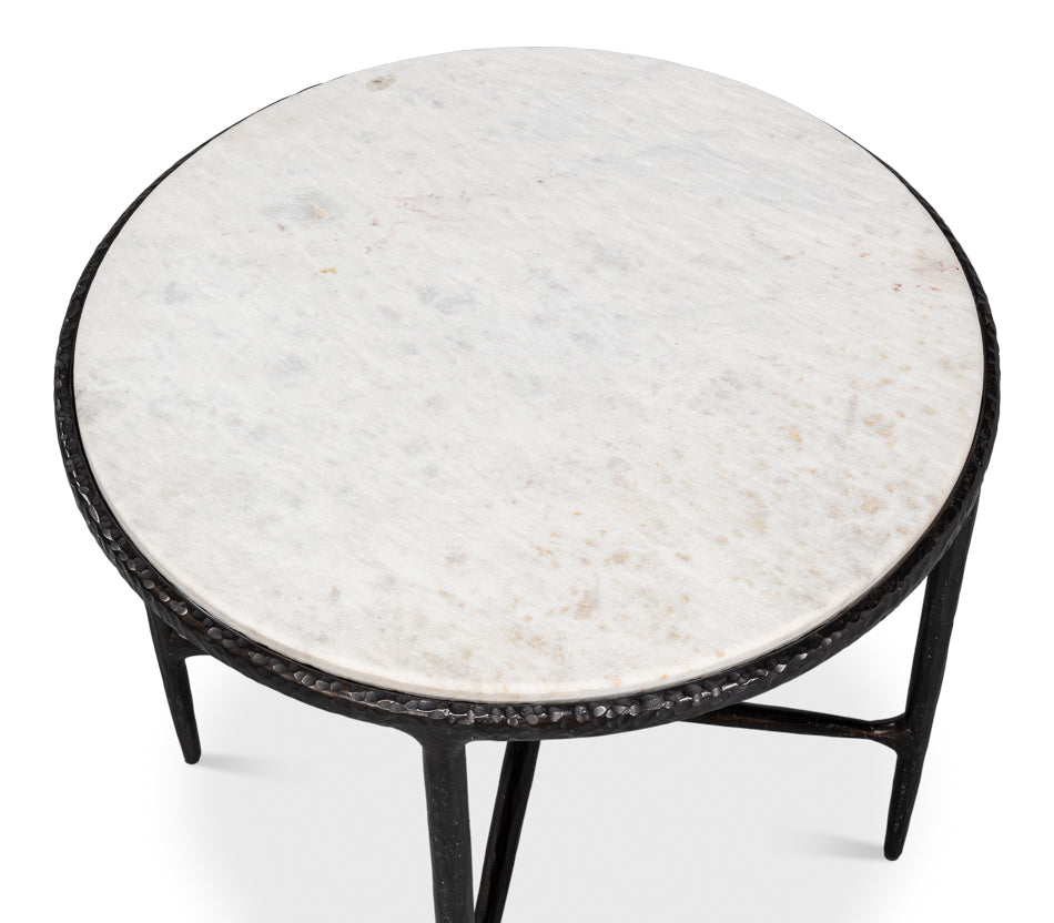 Dakor Round Side Table by Sarreid Ltd - view 4