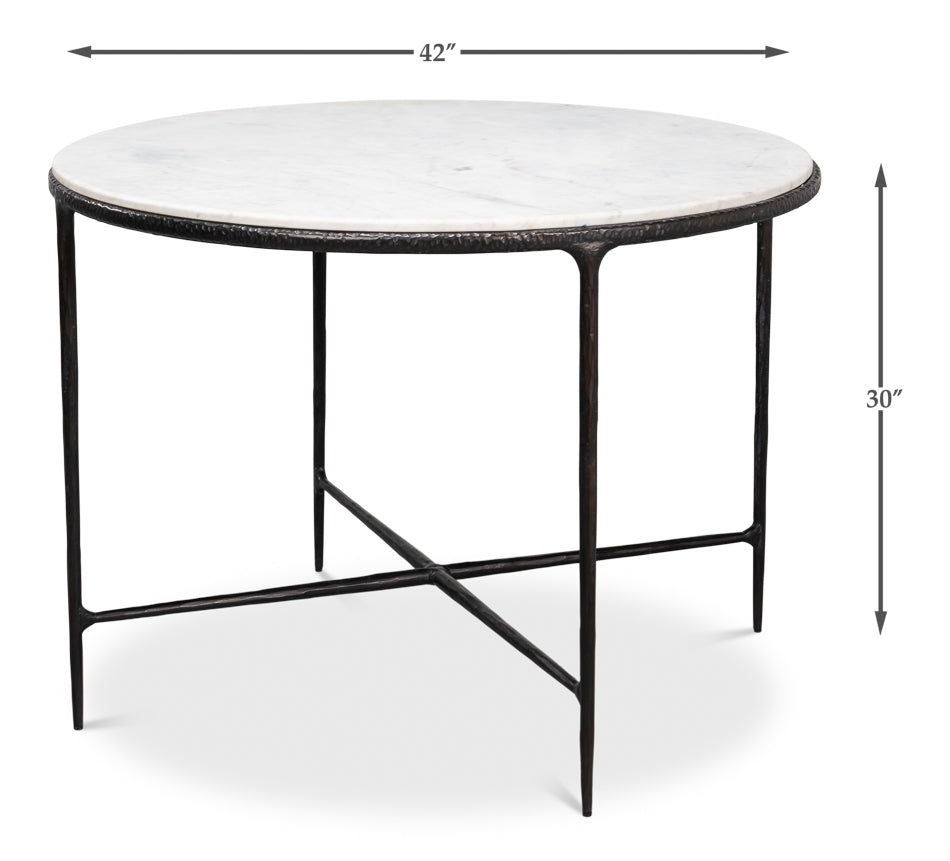 Dakor Round Breakfast Table by Sarreid Ltd - view 7