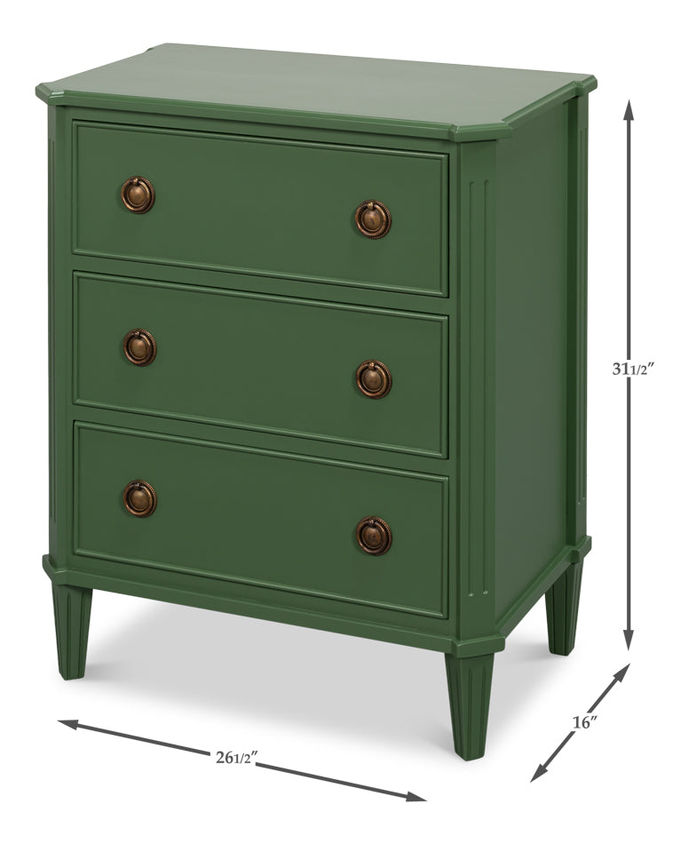 Poppin's 3 Drawer Chest Custom by Sarreid Ltd - view 7