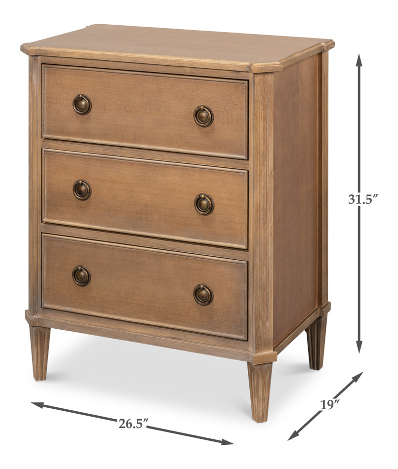 Poppin's 3 Drawer Chest by Sarreid Ltd - view 7