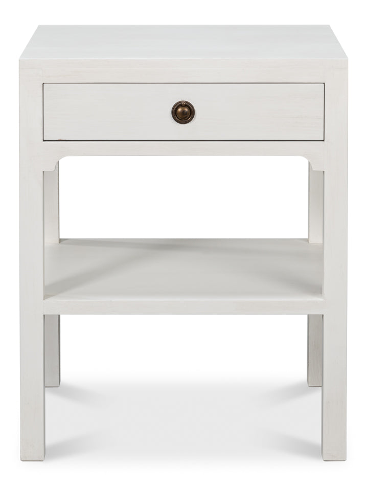 Windy Single Drawer Side Table by Sarreid Ltd - view 2