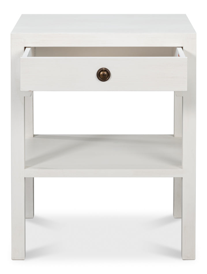 Windy Single Drawer Side Table by Sarreid Ltd - view 3