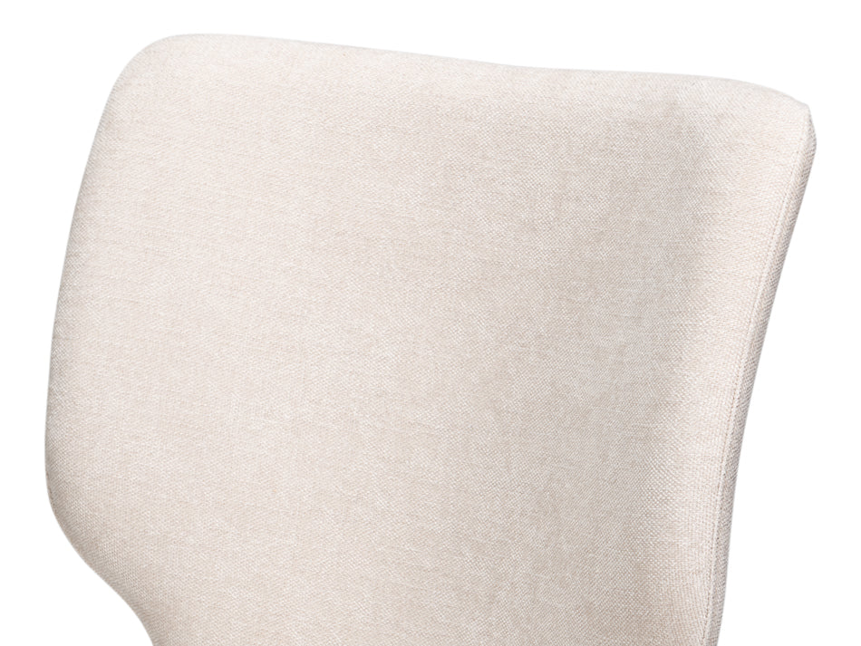 Contour Sidechair, Cortina White by Sarreid Ltd - view 10