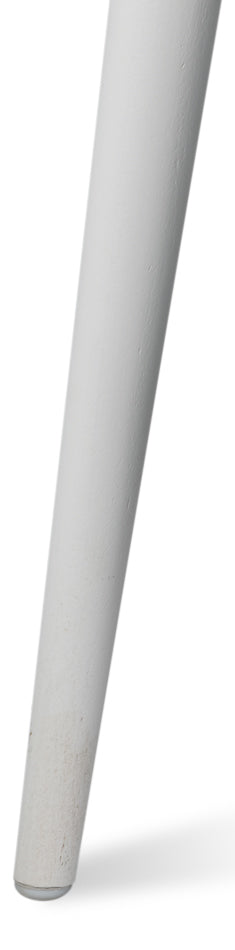Contour Sidechair, Cortina White by Sarreid Ltd - view 12