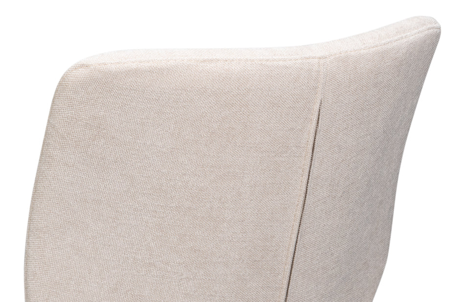 Contour Sidechair, Cortina White by Sarreid Ltd - view 13