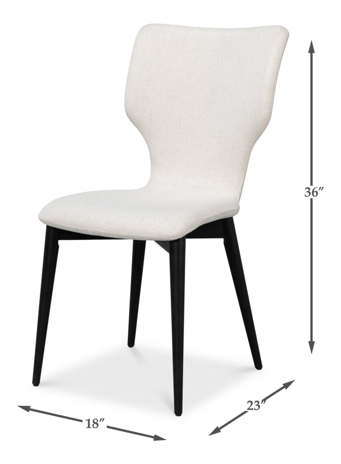 Contour Sidechair by Sarreid Ltd - view 7