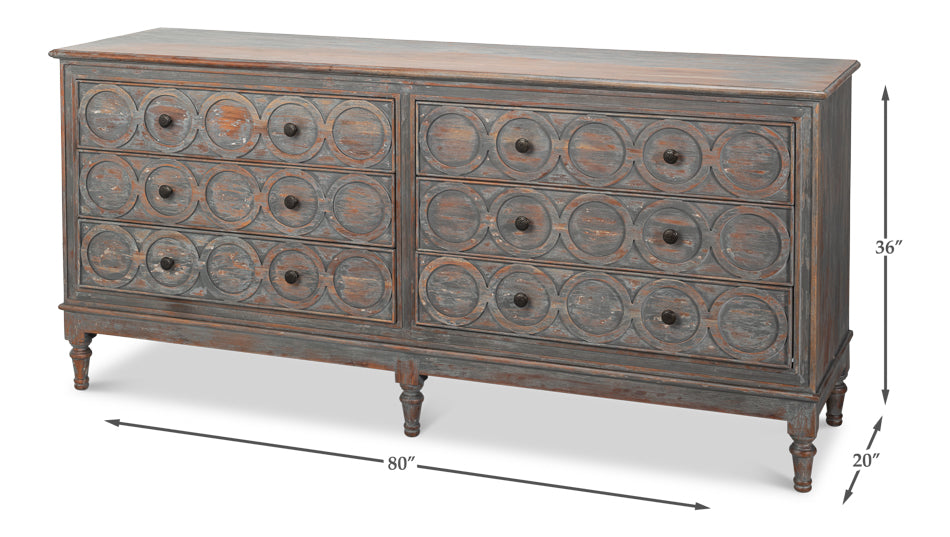 La Cercle Sideboard by Sarreid Ltd - view 7