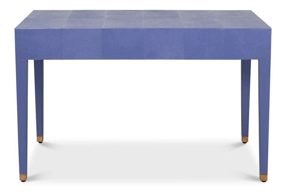 Gabriella Shagreen Desk/Table,Marlin Blu by Sarreid Ltd - view 8