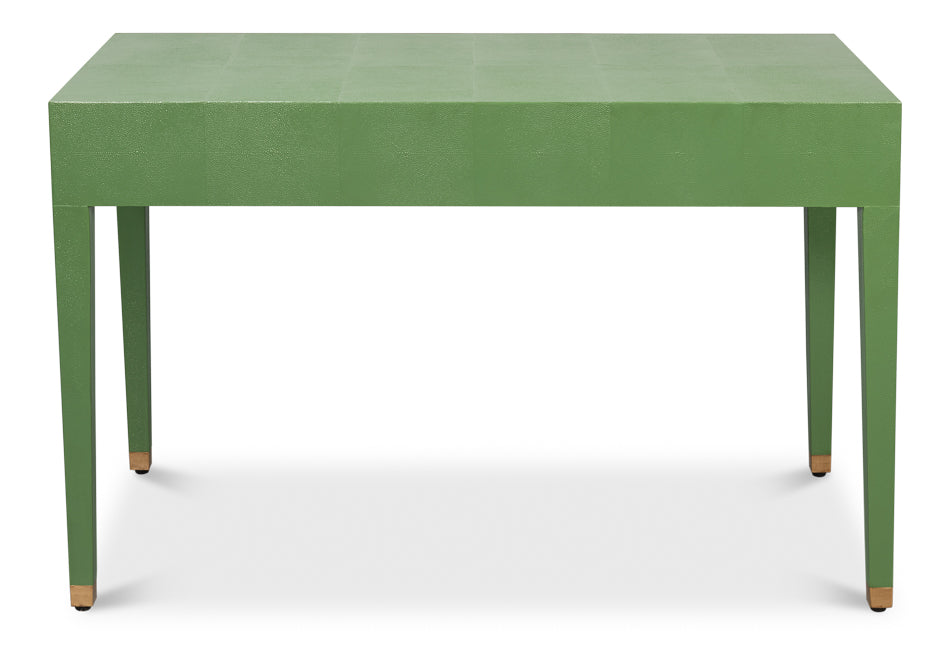 Gabriella Shagreen Desk/Table,Watercress by Sarreid Ltd - view 8