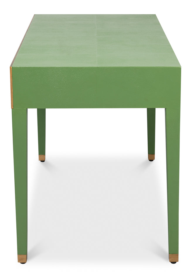 Gabriella Shagreen Desk/Table,Watercress by Sarreid Ltd - view 9